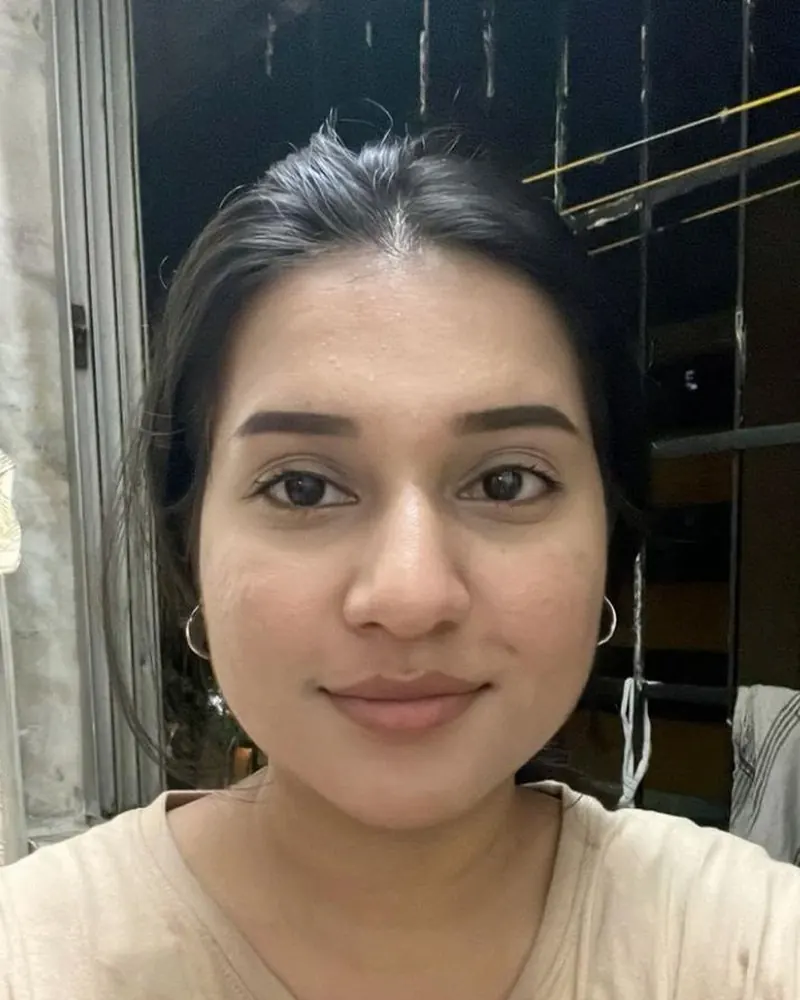 Antes: selfie original de una Clienta Fundadora